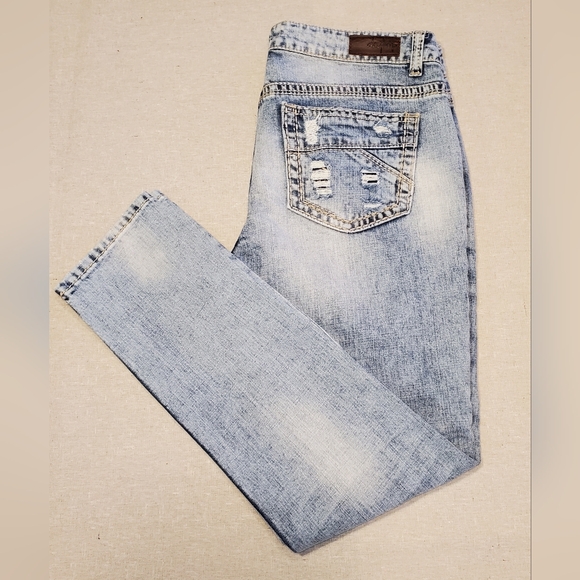 DayTrip 32 Lynx Ankle Skinny Distressed Jeans - Picture 5 of 9